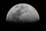 Half moon - Shot through my window at home